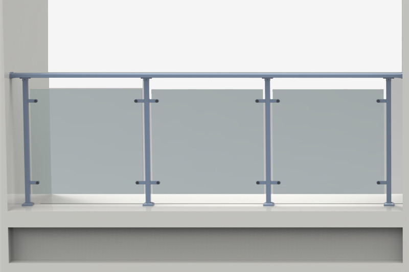 COMMERCIAL GLASS GUARDRAIL